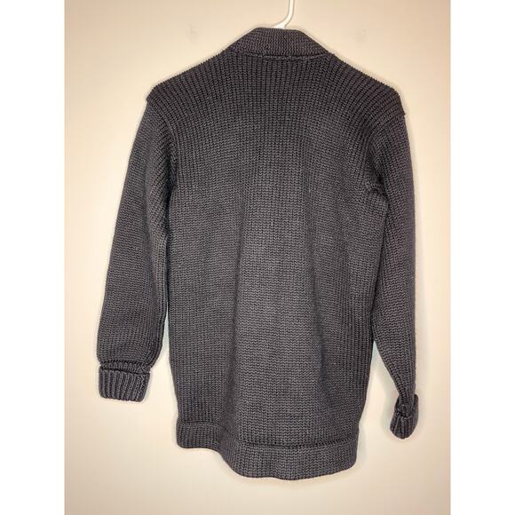 1940s Shenk Bros Black Maroon Library Book Reader Novel Patch Varsity Cardigan M - Picture 5 of 5